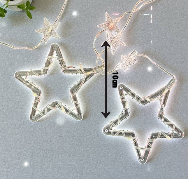 Cortina de Luces en forma de estrella 5 mts navidad