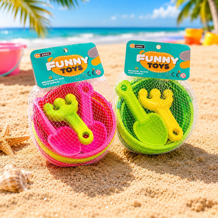 Exclusivo Tienda en linea 💥💎2 Juguetes para Playa Cubeta Expandible Pala y Figuras $78 c/u