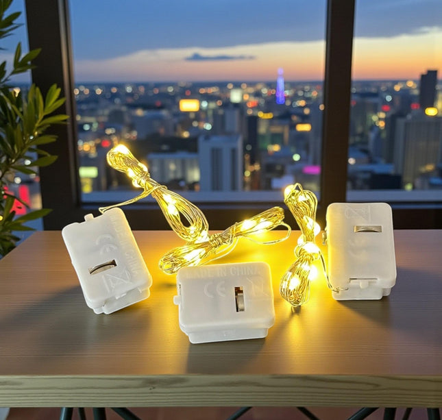 10 Luces de Hada Colores Amarillo/Colores/Blanca $7 c/u