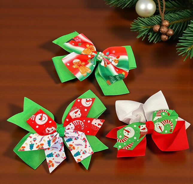 12 Moños Navideños Siempre Bella $5.7 c/u