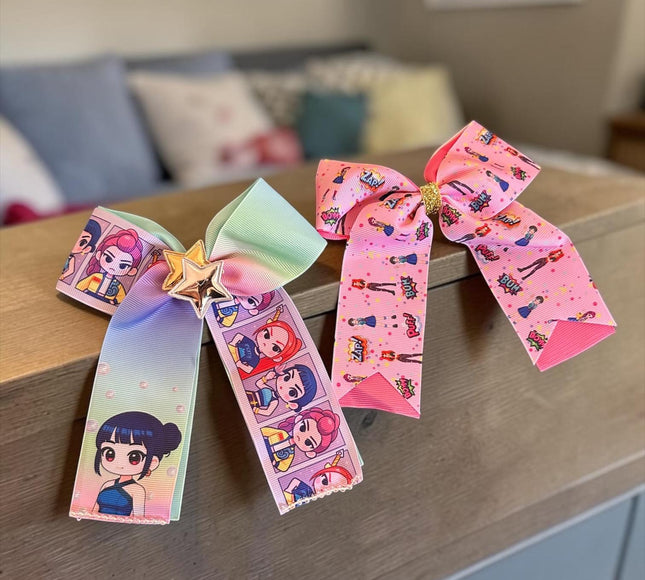 12 Moños Guerreras K-Pop Coquette Lindos $15 c/u