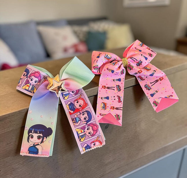 12 Moños Guerreras K-Pop Coquette Lindos $15 c/u