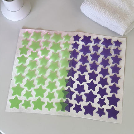 10 Caja de Parches Estrella con 2 planillas de 40 parches cada una $9 c/u