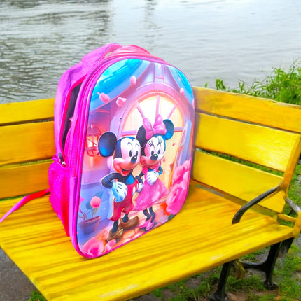 Mochila escolar Mickey Minnie con Luz