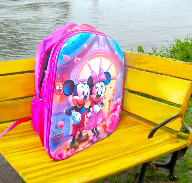 Mochila escolar Mickey Minnie con Luz