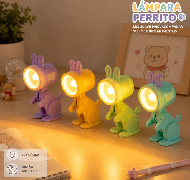 25 Lampara de Escritorio Mini Perrito $5.9 c/u