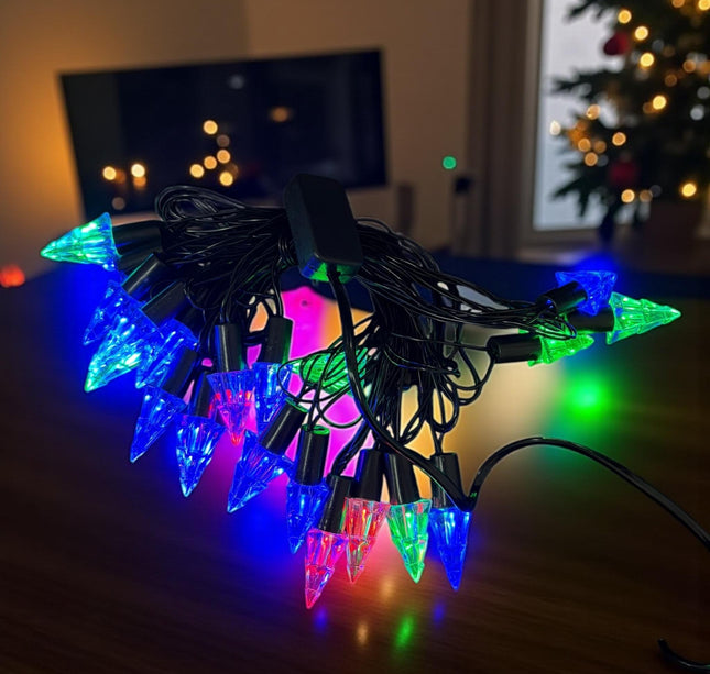 Serie de Luz Navideña Colores, Diferentes Figuras