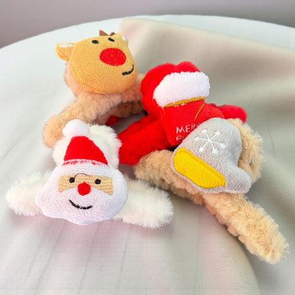 12 Pinzas Navideñas Peluche 3D $15. c/u