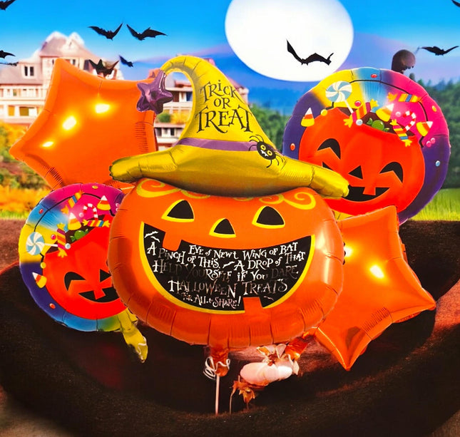 12 Sets de Decoracion Globos Halloween  $27 c/u