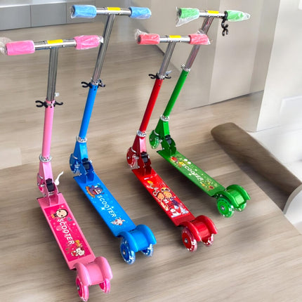 Scooter Patin Diablo Plegable Ajustable Para Niños de 3-6 años