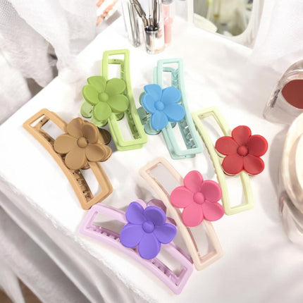 12 Pinzas Flor para Cabello Grandes $9.75 c/u