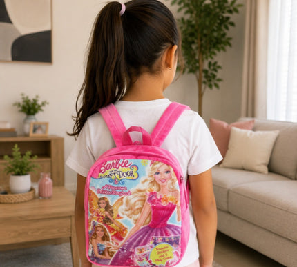 Mochila Barbie de Peluche con Tirantes Ajustables