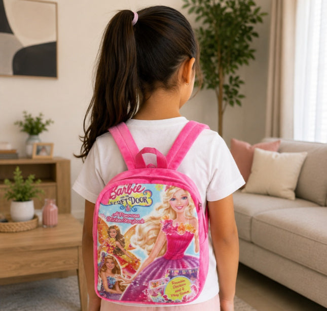 Mochila Barbie de Peluche con Tirantes Ajustables