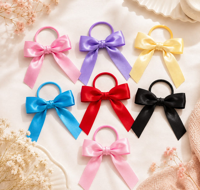 Exclusivo Tienda en linea 💥💎12 Moños para Cabello Satin Colores $7.5 c/u