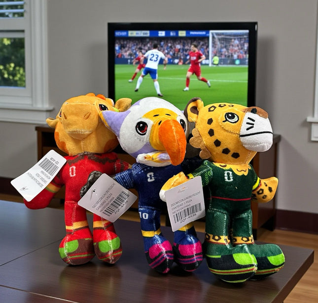 2 Llaveros Mascotas Mundial Peluche $78 c/u