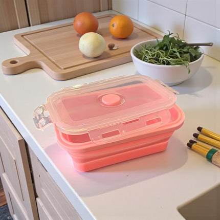 Tupper Expandible Colores Con Tapa