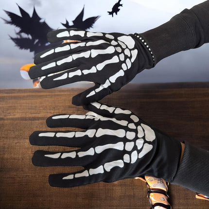 6 Pares de Guantes Calaveras $18 c/u