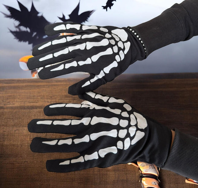 6 Pares de Guantes Calaveras $18 c/u