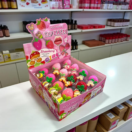 24 Bálsamos de Fresita para Labios $10.3 c/u