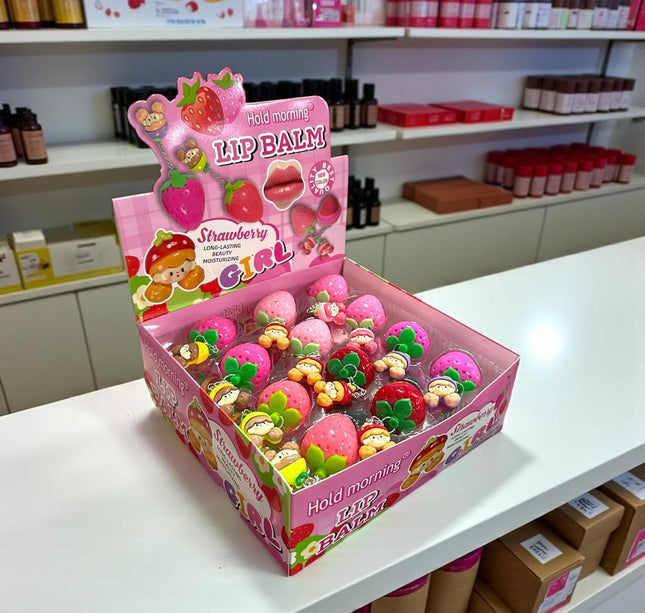 24 Bálsamos de Fresita para Labios $10.3 c/u