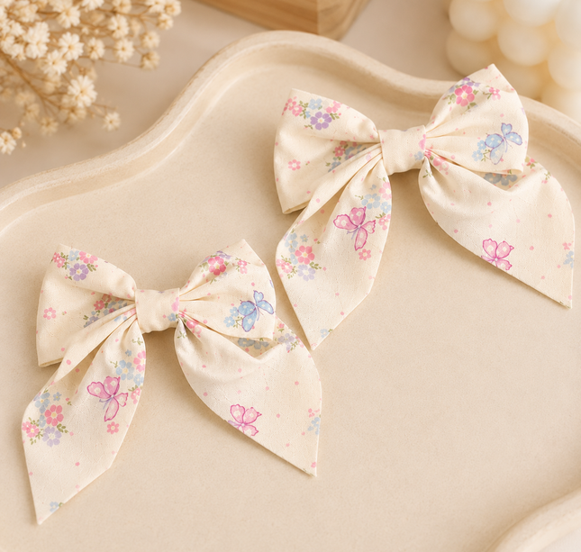 12 Pares de Moños Mariposas Hermosas $8.75 c/u