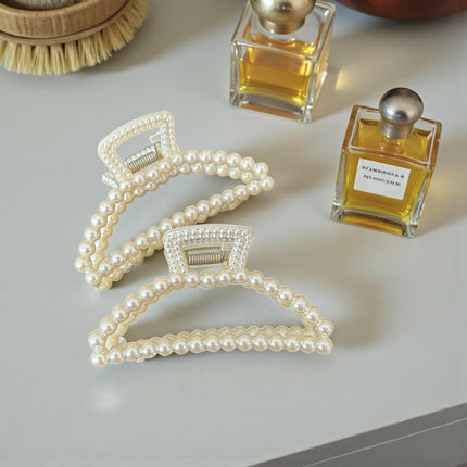 12 Pinzas Perlas Hermosas para Cabello $10.5 c/u