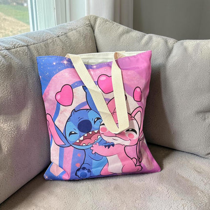 3 Bolsa Sticht Tipo Tote Estampada 37cm*32cm $59 c/u