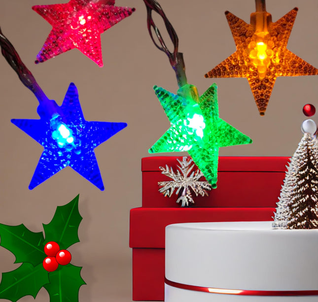 6 Series de Luz Led Estrellas Colores $36 c/u