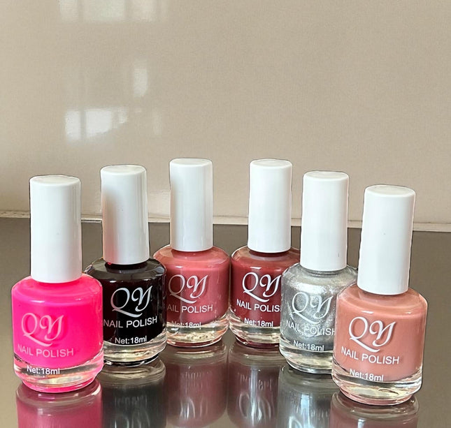 24 Esmaltes para uñas Fashion Color $11.5 c/u