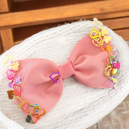 12 Moños Hermosos con Corazones $6.9 c/u