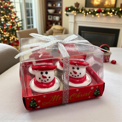 Sets 4 Velas Navideñas