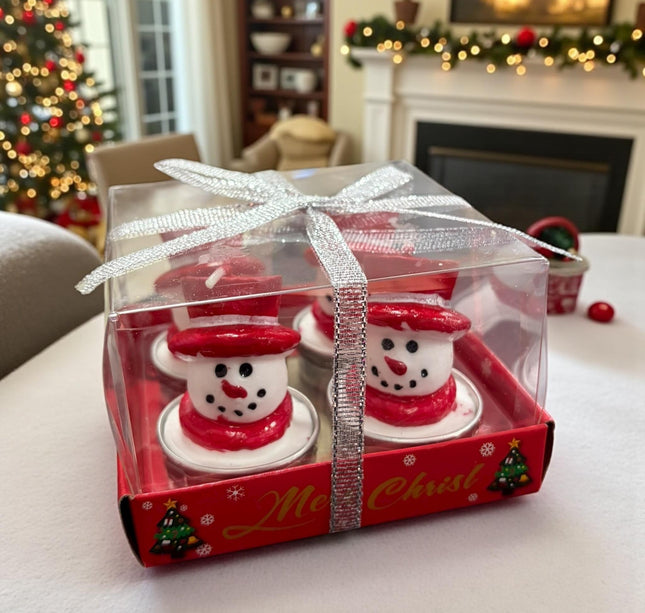 Sets 4 Velas Navideñas
