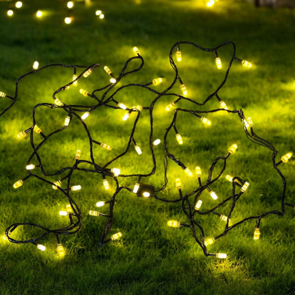 Serie de luz led calida Foco G 10 metros Decoracion Navideña