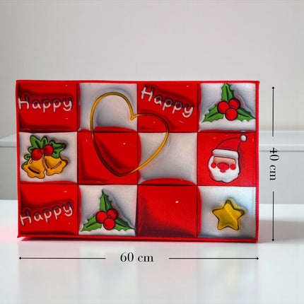 6 Tapete Navideño Estampados $29 c/u