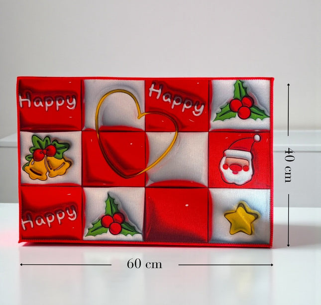 6 Tapete Navideño Estampados $29 c/u