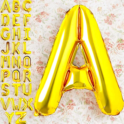 50 Globos letras Gde $5.2 c/u