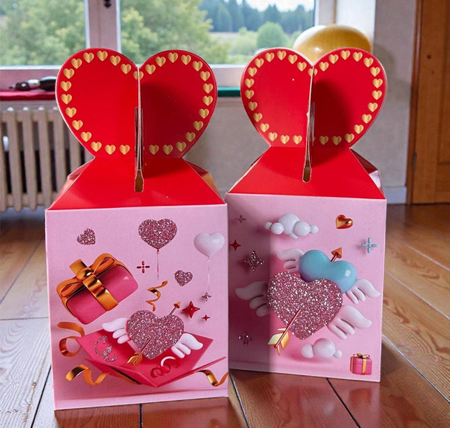 12 Cajita de Regalo Corazon "San Valentin" $3.9 c/u