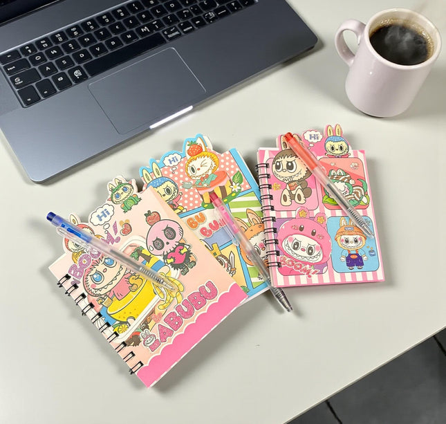 12 Libretitas Labubu con Lapiceros $5.5 c/u