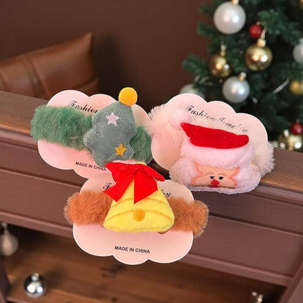 12 Scrunchie Dona Navideña $7.5 c/u