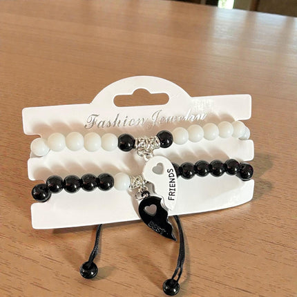 12 Pulseras Pajeras Bicolor Corazon "San Valentin" $16 c/u