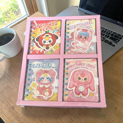 24 Libretas 3D Sanrio/Sticht/Capibara/Labubu $11 c/u