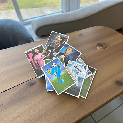 16 Llaveros Jugadores Futbol Sopresa con Tarjetas Coleccionables $10.5 c/u