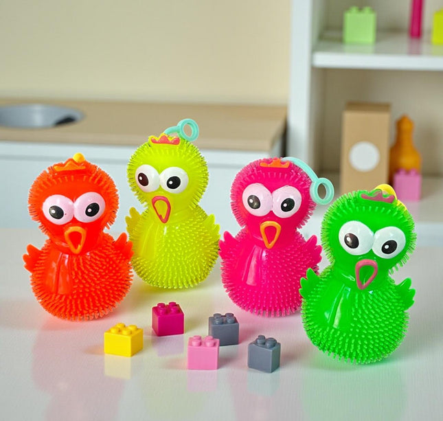 12 Squishie Pollo Colores con Luces $19 c/u
