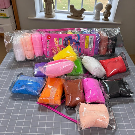 12 Fomi Moldeable de Colores $2.08 c/u