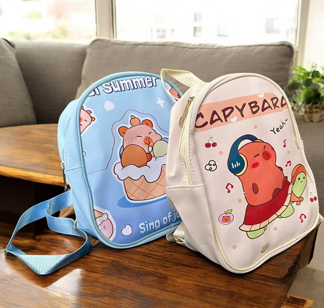 Mochila Capibara Pequeña Colores