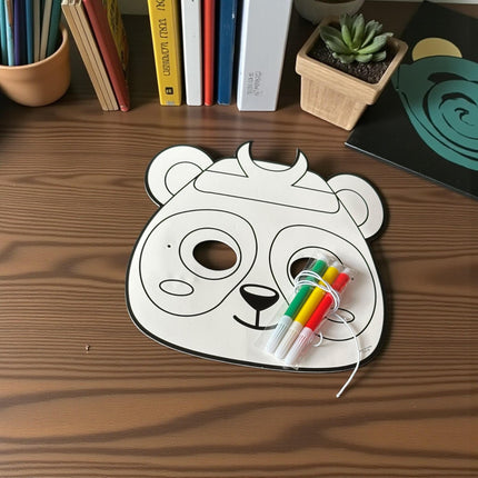 12 Antifaces Animalitos para Pintar $6.5 c/u