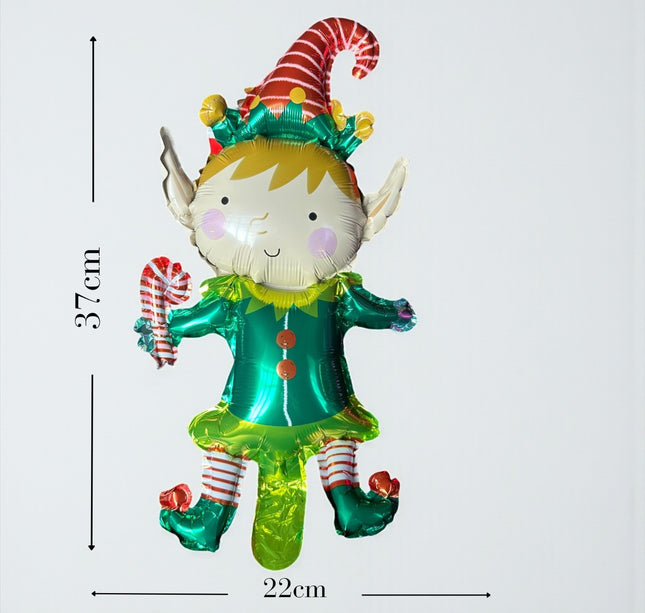 10 Globos Navideños Figuras $3 c/u