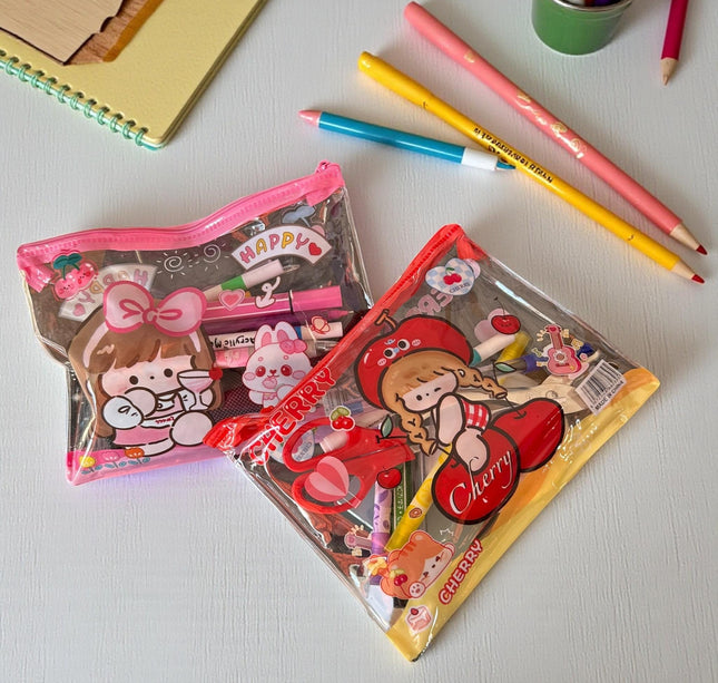 12 Lapiceras Transparentes Colores $5.85 c/u