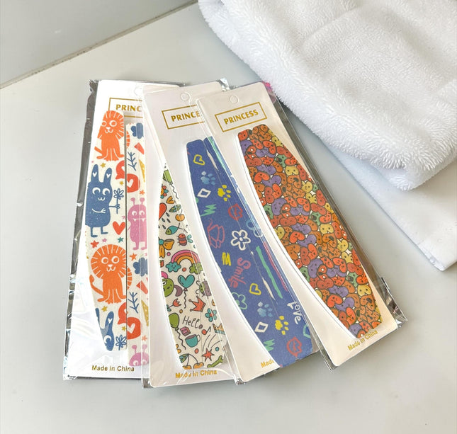 12 Dúos de Limas Estampados $8.25 c/u