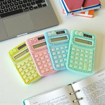 3 Calculadora Decorada Pedreria y Flor $39 c/u